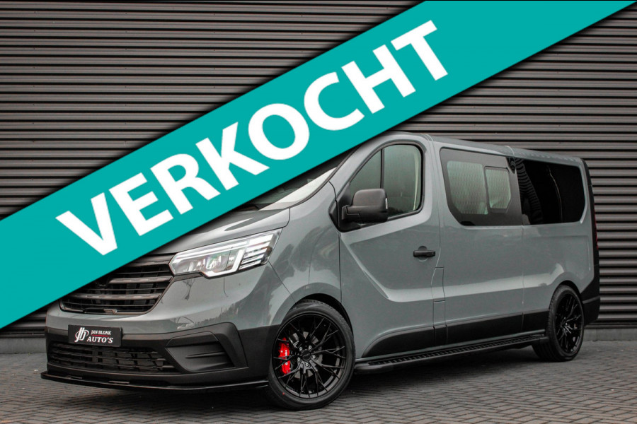 Renault Trafic L2H1 150PK DUBBEL CABINE LUXE / NAVIGATIE / AIRCO / VERLAAGD / START-STOP / PDC/ JB- EDITION / SPOILER / CRUISE CON