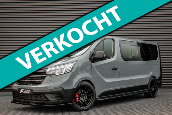 Renault Trafic L2H1 150PK DUBBEL CABINE LUXE / NAVIGATIE / AIRCO / VERLAAGD / START-STOP / PDC/ JB- EDITION / SPOILER / CRUISE CON