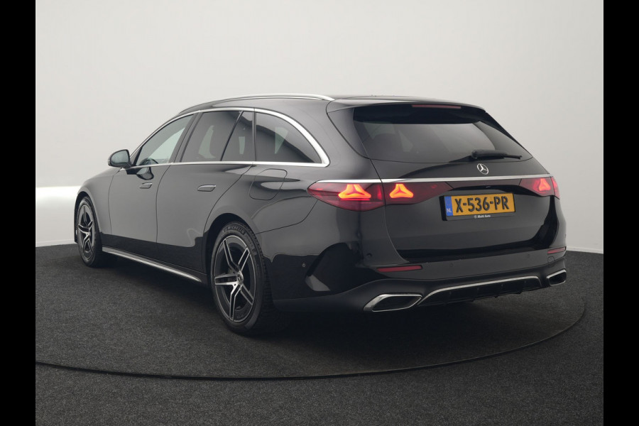 Mercedes-Benz E-Klasse Estate 300 e AMG Line PHEV 313pk INCL BTW Dealer O.H. | Trekhaak Af Fabriek | Adaptive Cruise | 360 Camera | Digital Light | Alcantara Sportstoelen Memory & Verwarmd | Sfeerverlichting | Keyless | Blis | Navigatie | DAB | Plug In Hybrid |