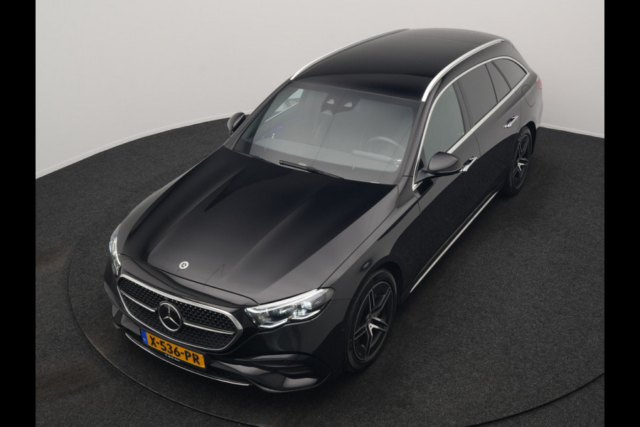 Mercedes-Benz E-Klasse Estate 300 e AMG Line PHEV 313pk INCL BTW Dealer O.H. | Trekhaak Af Fabriek | Adaptive Cruise | 360 Camera | Digital Light | Alcantara Sportstoelen Memory & Verwarmd | Sfeerverlichting | Keyless | Blis | Navigatie | DAB | Plug In Hybrid |