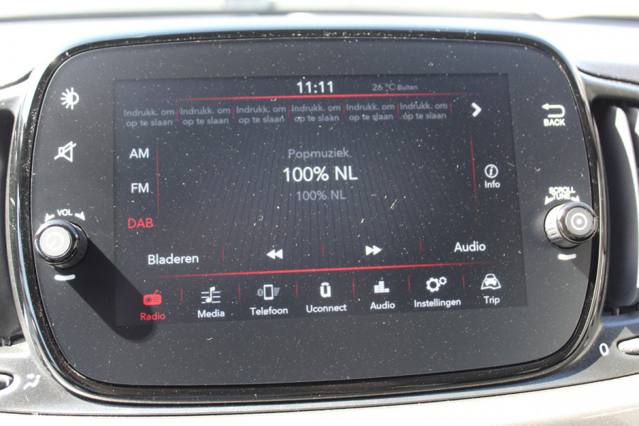 Fiat 500 1.0 70 pk Hybrid Cruise Control, Apple Carplay, Bluetooth, Parkeersensoren achter