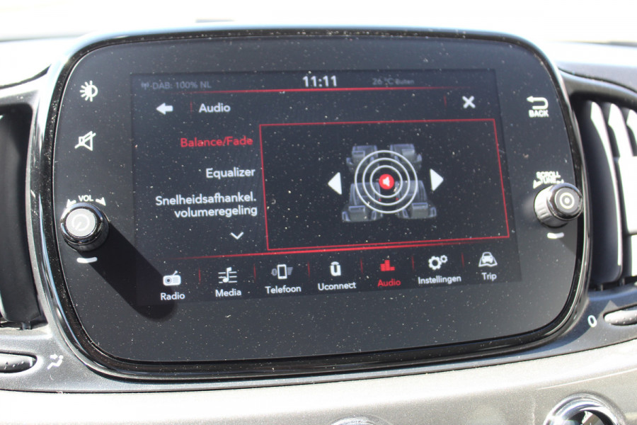 Fiat 500 1.0 70 pk Hybrid Cruise Control, Apple Carplay, Bluetooth, Parkeersensoren achter