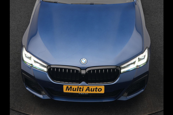 BMW 5 Serie Touring 530e M Sport PHEV 293pk Dealer O.H. | Panodak | Adaptive Cruise | 360 Camera | Harman / Kardon | Lederen Comfortzetels Memory & Verwarmd | Adaptive LED | Apple Carplay | Blis | Sfeerverlichting | Navigatie | DAB | Plug In Hybrid |