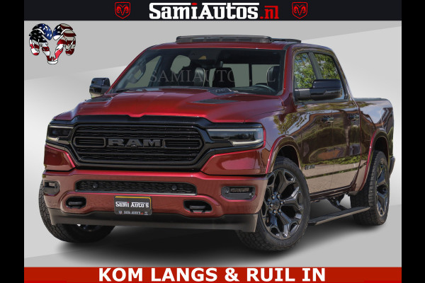 Dodge Ram DELMONICO | LIMITED NIGHT 5.7 V8 | BOM VOL | HUD | LUCHTVERING | MEEST LUXE DUBBELE CABINE | 5 PERSOONS | ROYALE STOELEN MET LUXE BEKLEDING | DC | GRIJSKENTEKEN | Z.G.A.N | EERSTE EIGENAAR | ORIGINELE NEDERLANDSE AUTO |