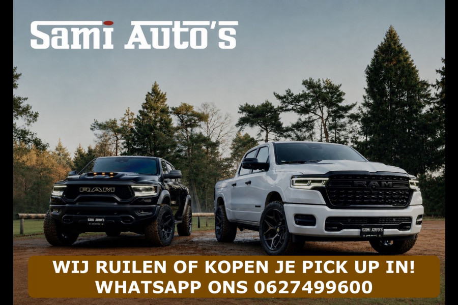 Dodge Ram Limited Night H.O 540HP 706Nm | Massage + Full Option | De Meest Luxe en Volle Pick-Up in zijn Klasse | Comfortabele Dubbele Cabine met Royale 5 Zitplaatsen | BPM vrij | Nu Leverbaar uit Voorraad | Voorraad Nr 2328 -  5157