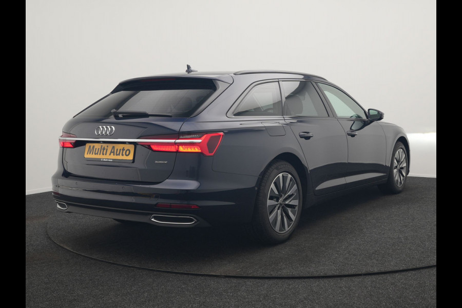 Audi A6 Avant 50 TFSI e Quattro Advanced edition PHEV 300pk Dealer O.H. | Adaptive Cruise | Camera | Lederen Sportstoelen Verwarmd | Stuur Verwarmd | Apple Carplay | Keyless | Virtual | Navigatie | DAB | Plug In Hybrid |