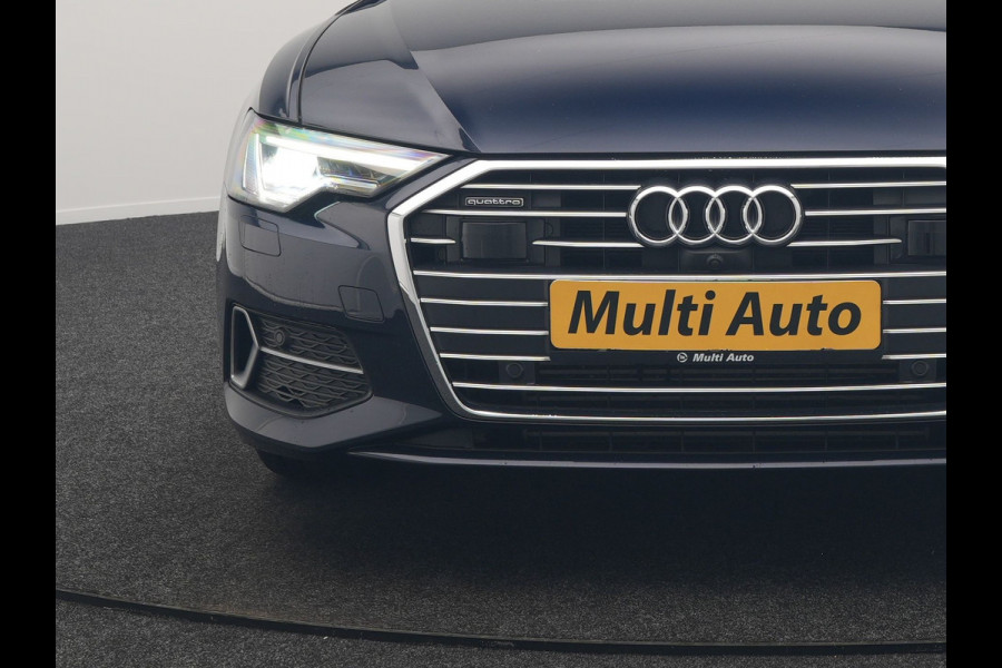 Audi A6 Avant 50 TFSI e Quattro S Line PHEV 300pk Dealer O.H. | Trekhaak Af Fabriek | Adaptive Cruise | Head Up | 360 Camera | Alcantara Sportstoelen Verwarmd | Stuur Verwarmd | Apple Carplay | Navigatie | Virtual | DAB | Plug In Hybrid
