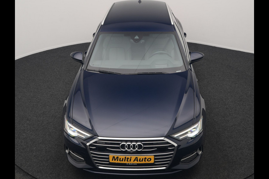Audi A6 Avant 50 TFSI e Quattro S Line PHEV 300pk Dealer O.H. | Trekhaak Af Fabriek | Adaptive Cruise | Head Up | 360 Camera | Alcantara Sportstoelen Verwarmd | Stuur Verwarmd | Apple Carplay | Navigatie | Virtual | DAB | Plug In Hybrid