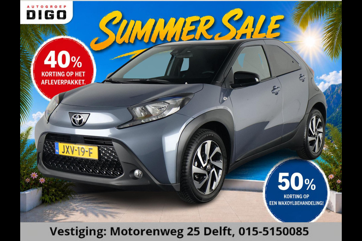 Toyota Aygo X 1.0 VVT-i PULSE PACK BI-TONE GARANTIE 3-2035! CARPLAY NAVI.STOELVERWARMING. ADAPTIVE CRUISE CONTROLL