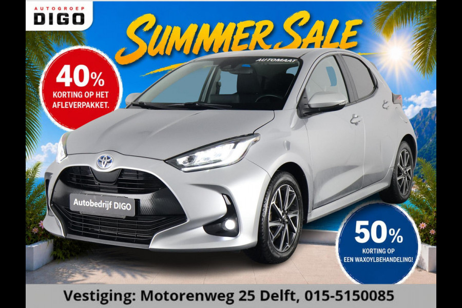 Toyota Yaris 1.5 HYBRID DYNAMIC SILVERLINE GARANTIE TOT 9-2031 CARPLAY NAVIGATIE .CAMERA. ADAPTIEVE CRUISE CONTROL . APPLE CARPLAY & ANDRIOD AUTO .