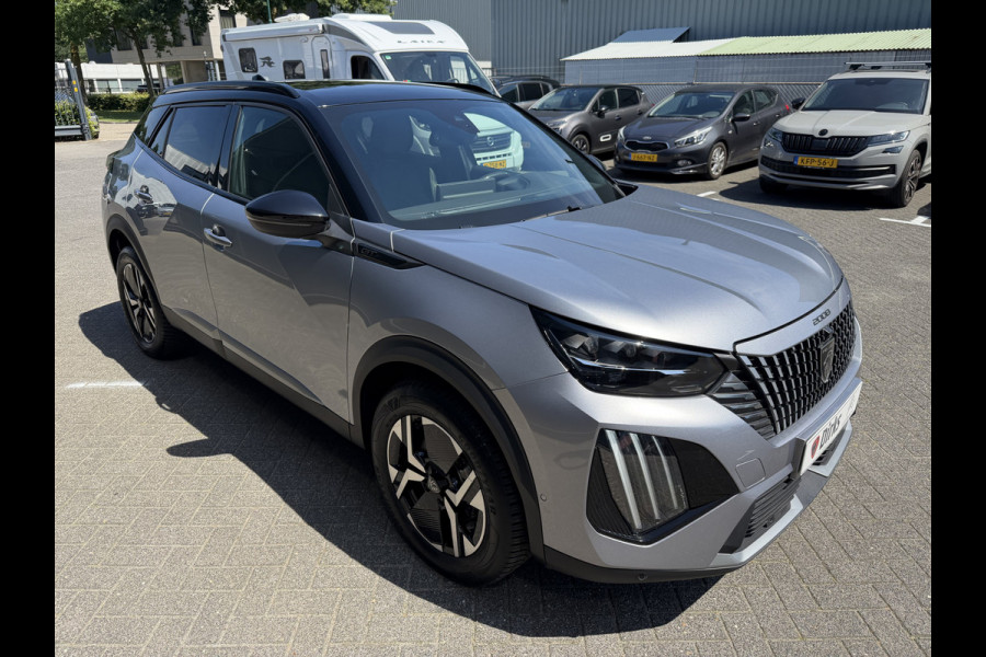 Peugeot 2008 145pk Hybrid GT (360gr Camera - Keyless Entry - LED - Parkeersensoren V+A - Adaptieve Cruise Controle - 17"incl 4S - Draadloos l