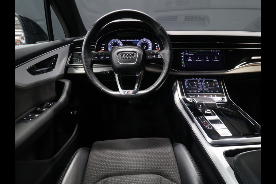 Audi Q7 60 TFSI e quattro Competition S-Line [B&O, LUCHTVERING, 22INCH, ELEKTRISCHE STOELEN, APPLE CARPLAY, ANDROID, STOELVERWARMING, CAMERA, TREKHAAK UITKLAPBAAR, ELEKTRISCHE ACHTERKLEP, NIEUWSTAAT]