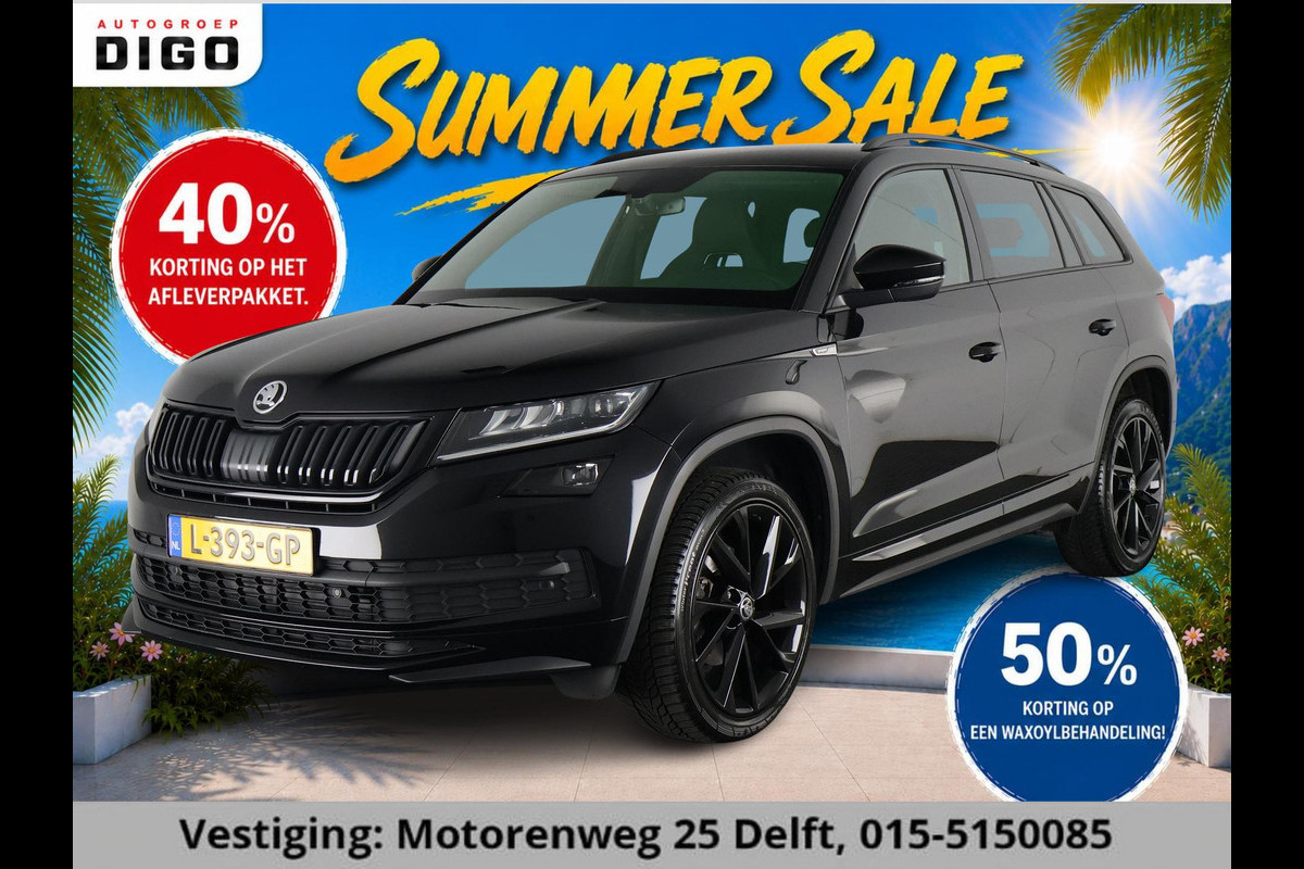 Škoda Kodiaq 1.5 TSI SPORTLINE BUSS.AUTOMAAT GARANTIE 5-2031* TREKHAAK. STOELVERWARMING . VIRTUAL COCKPIT .