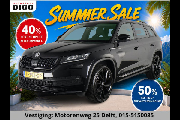 Škoda Kodiaq 1.5 TSI SPORTLINE BUSS.AUTOMAAT GARANTIE 5-2031* TREKHAAK. STOELVERWARMING . VIRTUAL COCKPIT .