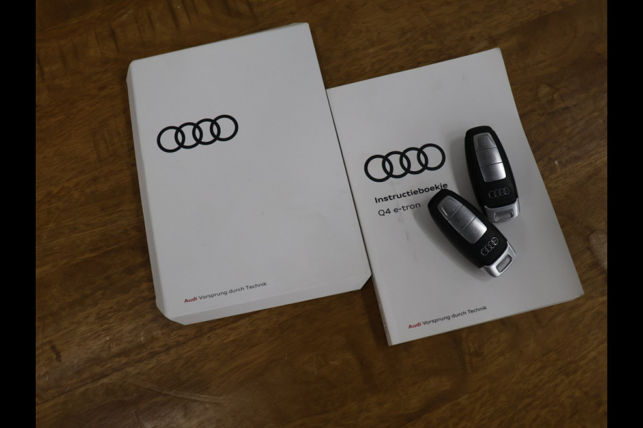 Audi Q4 e-tron 40 Launch edition S Competition 77 kWh [SCHUIFKANTELDAK, APPLE CARPLAY, CRUISE CONTROL, STOELVERWARMING, DIGITAL DASH, ELEKTRISCHE ACHTERKLEP, NAVIGATIE NIEUWSTAAT]
