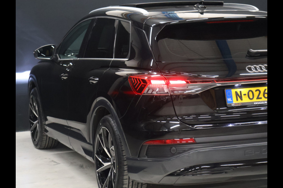 Audi Q4 e-tron 40 Launch edition S Competition 77 kWh [SCHUIFKANTELDAK, APPLE CARPLAY, CRUISE CONTROL, STOELVERWARMING, DIGITAL DASH, ELEKTRISCHE ACHTERKLEP, NAVIGATIE NIEUWSTAAT]