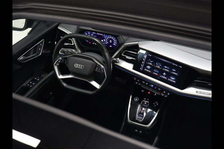 Audi Q4 e-tron 40 Launch edition S Competition 77 kWh [SCHUIFKANTELDAK, APPLE CARPLAY, CRUISE CONTROL, STOELVERWARMING, DIGITAL DASH, ELEKTRISCHE ACHTERKLEP, NAVIGATIE NIEUWSTAAT]