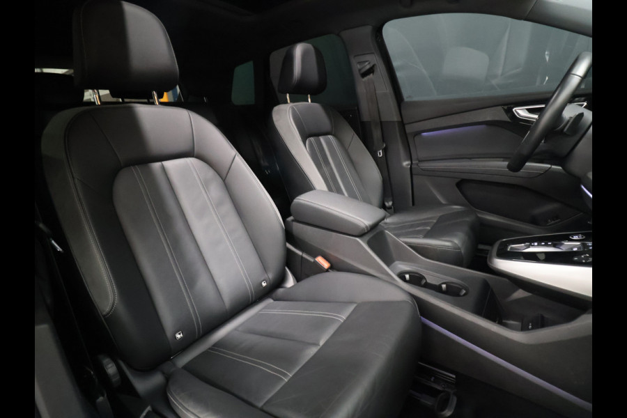 Audi Q4 e-tron 40 Launch edition S Competition 77 kWh [SCHUIFKANTELDAK, APPLE CARPLAY, CRUISE CONTROL, STOELVERWARMING, DIGITAL DASH, ELEKTRISCHE ACHTERKLEP, NAVIGATIE NIEUWSTAAT]