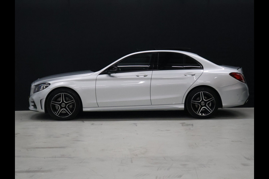 Mercedes-Benz C-Klasse 300 e Business Solution AMG Limited [SCHUIFKANTELDAK, APPLE CARPLAY, STOELVERWARMING, SFEER VERLICHTING, 360 CAMERA, PDC V+A, CRUISE CONTROL, DIGITAL DASH]
