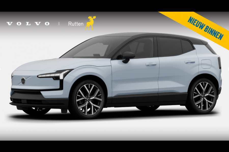 Volvo EX30 272PK Automaat Single Motor Ext. Range Plus Europa / Elektrische stoelen / Adaptieve cruise control / BLIS / Parkeersensoren met camera / Elektrische achterklep / 20" velgen / Google infotainment / Keyless entry