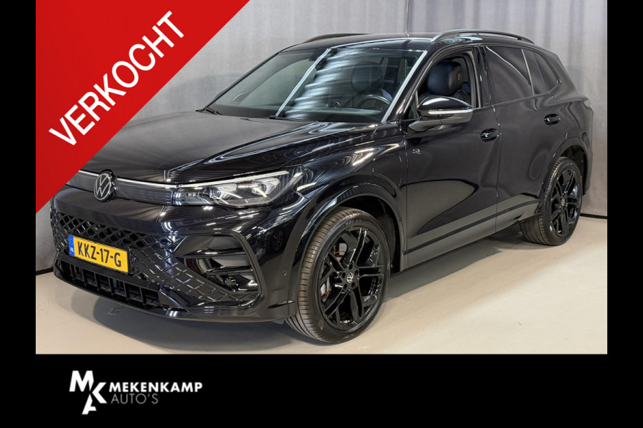 Volkswagen Tiguan 1.5 eHybrid R-Line Black Style 272pk 20"/VOL Leder + memory/Trekhaak/Harman Kardon/Stuur + stoelverwarming + koeling/Matrix LED/Dodehoek/Head-up
