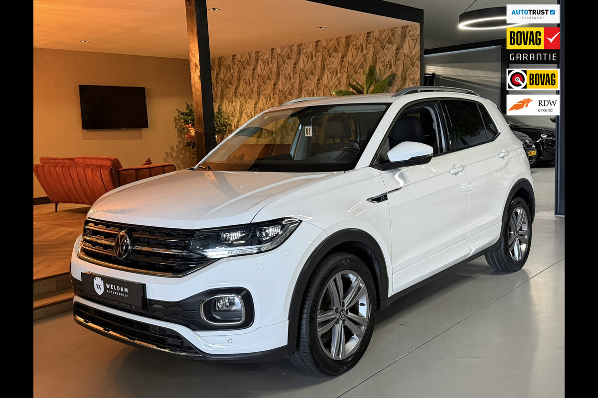 Volkswagen T-Cross 1.0 TSI R-Line|Virtual Cockpit|IQ.Drive|Blindspot|Keyless|Camera|LED+Xenon|CarPlay|Rijklaar
