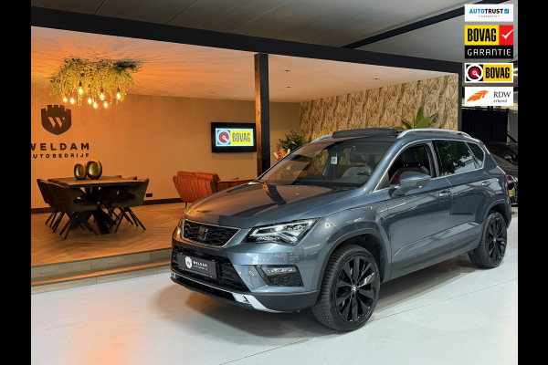 Seat Ateca 1.5 TSI Xcellence|Pano|Alcantara|19" Zwarte Velgen|360° Camera|Keyless|Sfeerverlichting|Virtueel Cockpit|Rijklaar