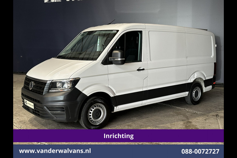 Volkswagen Crafter 2.0 TDI L3H2 L2H1 Inrichting Euro6 Airco | Apple Carplay | Trekhaak | Parkeersensoren Android Auto, Bijrijdersbank