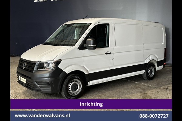 Volkswagen Crafter 2.0 TDI L3H2 L2H1 Inrichting Euro6 Airco | Apple Carplay | Trekhaak | Parkeersensoren Android Auto, Bijrijdersbank