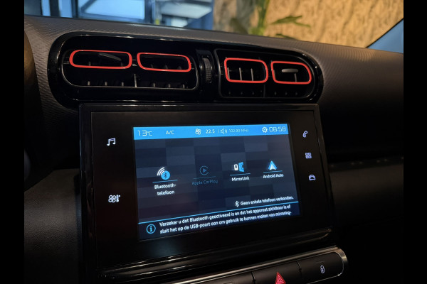 Citroën C3 Aircross 1.2 S&S Feel|Automaat|Rode accenten|360° Camera|CarPlay|Cruise|LED|Parkeerhulp|Rijklaar