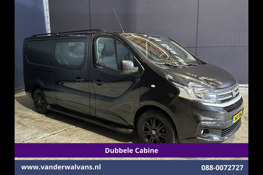 Fiat Talento 2.0 MultiJet 146pk L2H1 Dubbele Cabine Euro6 Airco | 5-Zits | Camera | Navigatie | LM velgen Cruisecontrol, Trekhaak, Parkeersensoren, Sidebars, Dakdragers