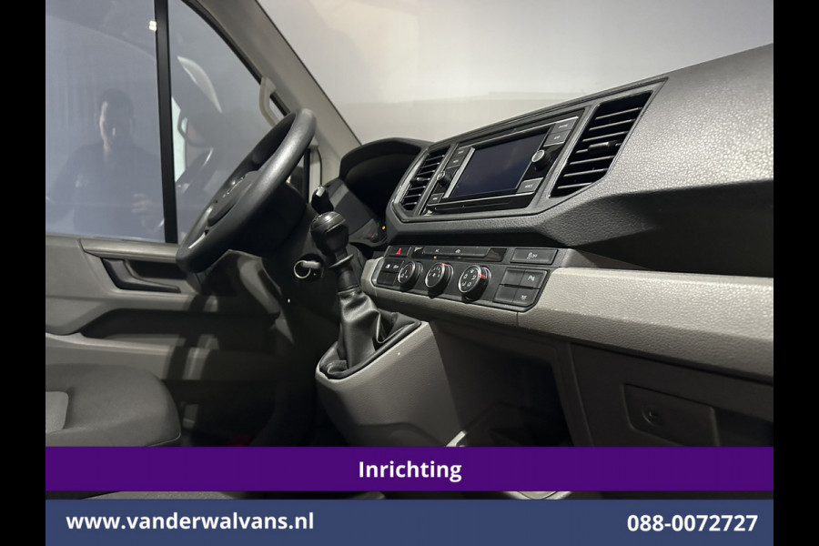 Volkswagen Crafter 2.0 TDI L3H2 L2H1 Inrichting Euro6 Airco | Apple Carplay | Trekhaak | Parkeersensoren Android Auto, Bijrijdersbank