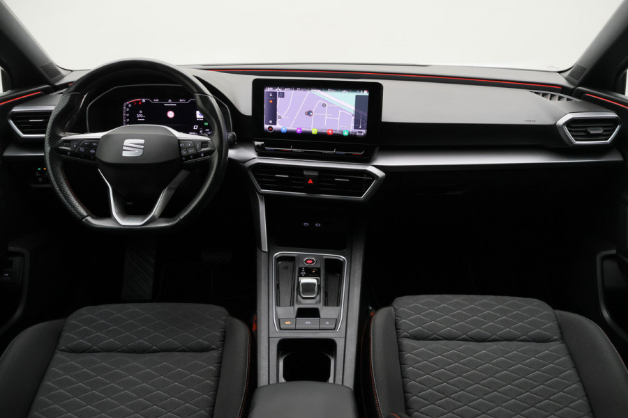 Seat Leon Sportstourer 1.0 eTSI FR Business Intense Eerste Eigenaar, Virtual Cockpit, ACC, Camera, Apple Carplay, LED, 18''