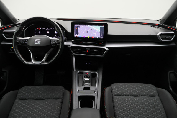 Seat Leon Sportstourer 1.0 eTSI FR Business Intense Eerste Eigenaar, Virtual Cockpit, ACC, Camera, Apple Carplay, LED, 18''