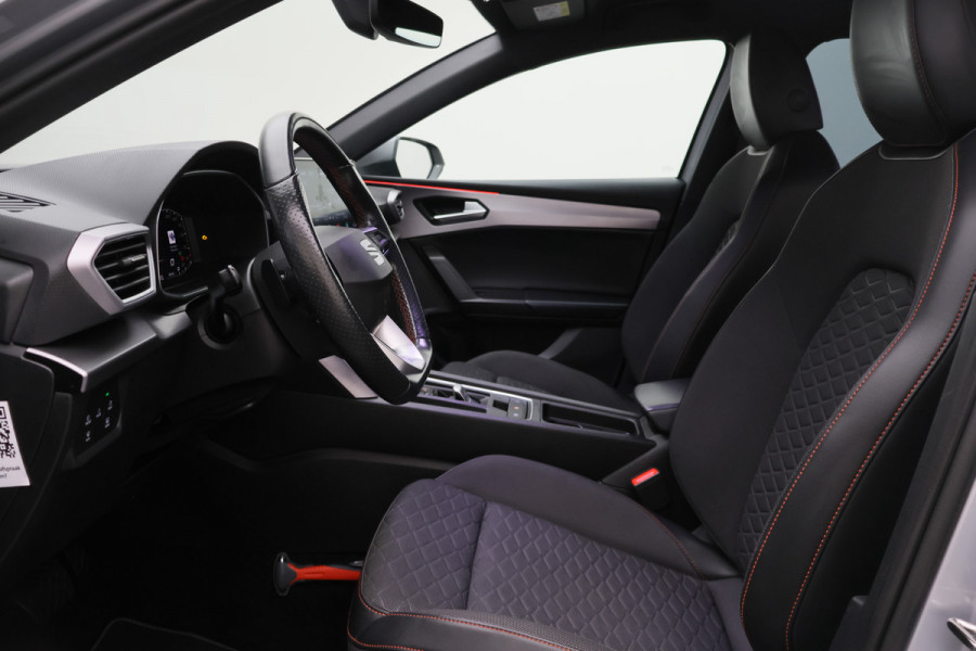 Seat Leon Sportstourer 1.0 eTSI FR Business Intense Eerste Eigenaar, Virtual Cockpit, ACC, Camera, Apple Carplay, LED, 18''