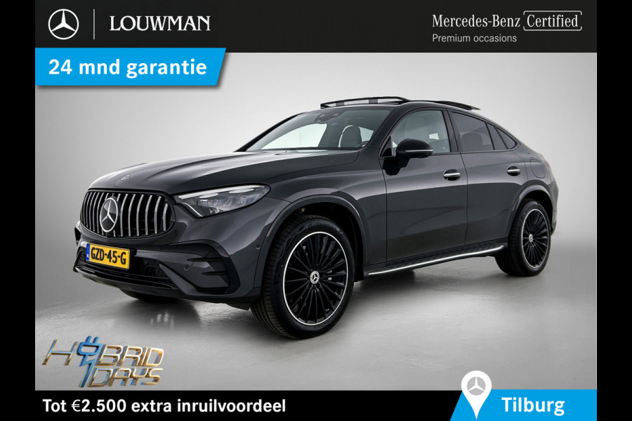 Mercedes-Benz GLC Coupé 300 e 4MATIC AMG Plug-In Hybride multispaaks lichtymetalen velgen | Navigatie | Treeplanken | Parking support met camera | Inclusief 24 maanden MB Certified garantie voor Europa.