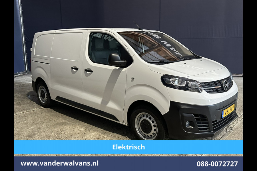 Opel Vivaro-e 136pk Automaat L2H1 50 kWh Elektrisch Airco | Camera | Navigatie | Apple Carplay Android Auto, Cruisecontrol, Parkeersensoren, Trekhaak, Bijrijdersbank
