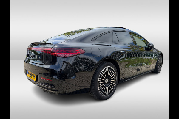 Mercedes-Benz EQS 450+ AMG Line 108 kWh / Achterasbesturing / Panoramadak / Head-up / 360Camera / Luchtvering / Burmester / 20'' / Stoelventilatie / Stoel+Stuurverwarming / Dodehoek / DAB / ACC