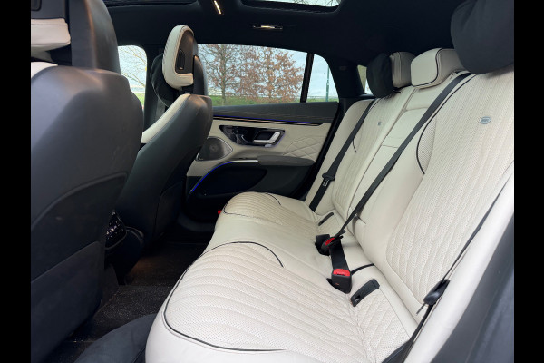 Mercedes-Benz EQS 450+ AMG Line 108 kWh / Achterasbesturing / Panoramadak / Head-up / 360Camera / Luchtvering / Burmester / 20'' / Stoelventilatie / Stoel+Stuurverwarming / Dodehoek / DAB / ACC