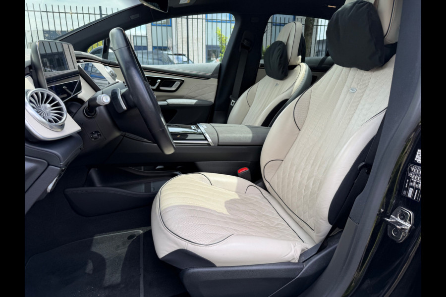 Mercedes-Benz EQS 450+ AMG Line 108 kWh / Achterasbesturing / Panoramadak / Head-up / 360Camera / Luchtvering / Burmester / 20'' / Stoelventilatie / Stoel+Stuurverwarming / Dodehoek / DAB / ACC