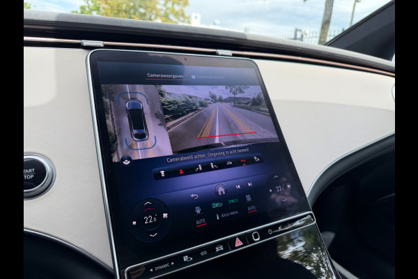 Mercedes-Benz EQS 450+ AMG Line 108 kWh / Achterasbesturing / Panoramadak / Head-up / 360Camera / Luchtvering / Burmester / 20'' / Stoelventilatie / Stoel+Stuurverwarming / Dodehoek / DAB / ACC