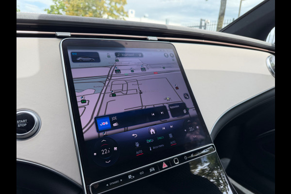 Mercedes-Benz EQS 450+ AMG Line 108 kWh / Achterasbesturing / Panoramadak / Head-up / 360Camera / Luchtvering / Burmester / 20'' / Stoelventilatie / Stoel+Stuurverwarming / Dodehoek / DAB / ACC