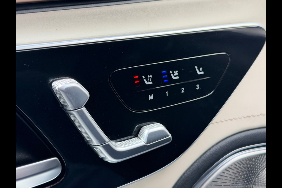 Mercedes-Benz EQS 450+ AMG Line 108 kWh / Achterasbesturing / Panoramadak / Head-up / 360Camera / Luchtvering / Burmester / 20'' / Stoelventilatie / Stoel+Stuurverwarming / Dodehoek / DAB / ACC