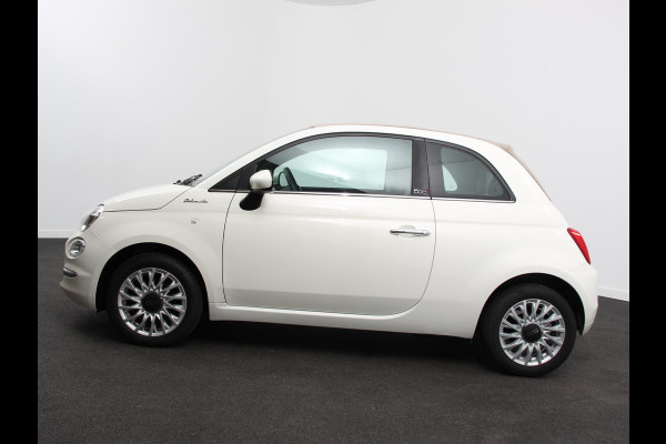 Fiat 500C 1.0 Hybrid Dolcevita Half lederen bekleding Climate control Cruise control Parkeersensoren achter Lichtmetalen velgen Apple Carplay/ Android Auto