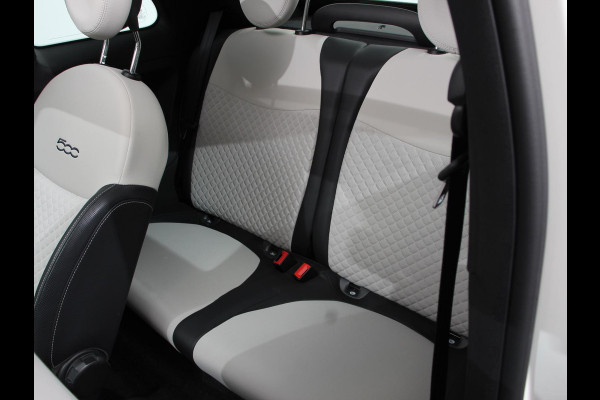 Fiat 500C 1.0 Hybrid Dolcevita Half lederen bekleding Climate control Cruise control Parkeersensoren achter Lichtmetalen velgen Apple Carplay/ Android Auto