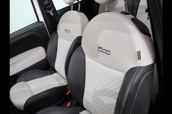 Fiat 500C 1.0 Hybrid Dolcevita Half lederen bekleding Climate control Cruise control Parkeersensoren achter Lichtmetalen velgen Apple Carplay/ Android Auto