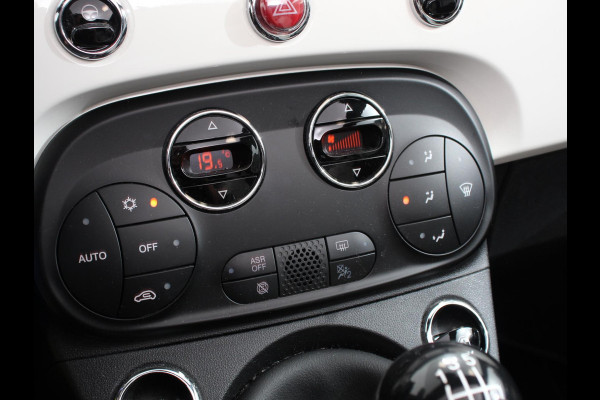 Fiat 500C 1.0 Hybrid Dolcevita Half lederen bekleding Climate control Cruise control Parkeersensoren achter Lichtmetalen velgen Apple Carplay/ Android Auto
