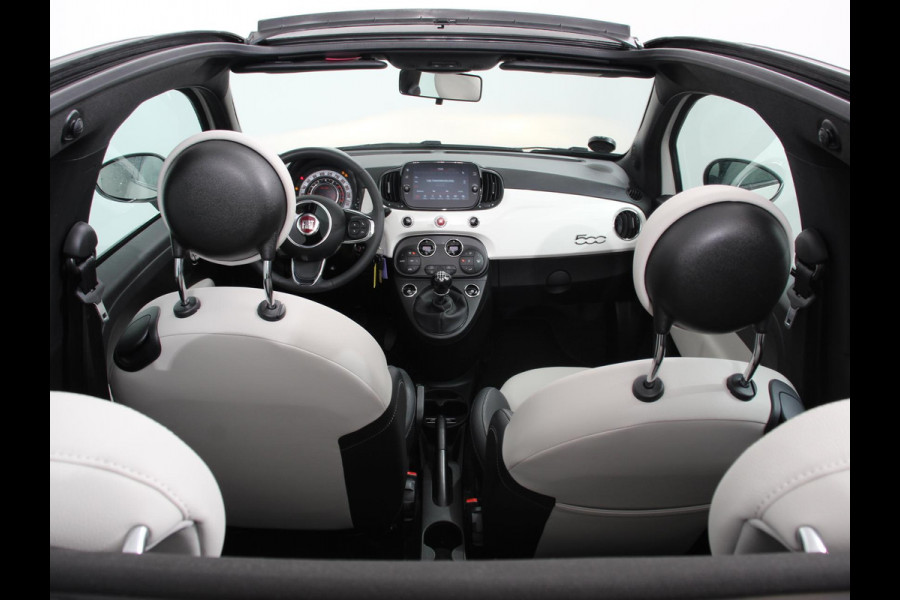 Fiat 500C 1.0 Hybrid Dolcevita Half lederen bekleding Climate control Cruise control Parkeersensoren achter Lichtmetalen velgen Apple Carplay/ Android Auto