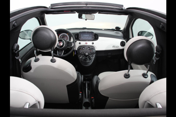 Fiat 500C 1.0 Hybrid Dolcevita Half lederen bekleding Climate control Cruise control Parkeersensoren achter Lichtmetalen velgen Apple Carplay/ Android Auto