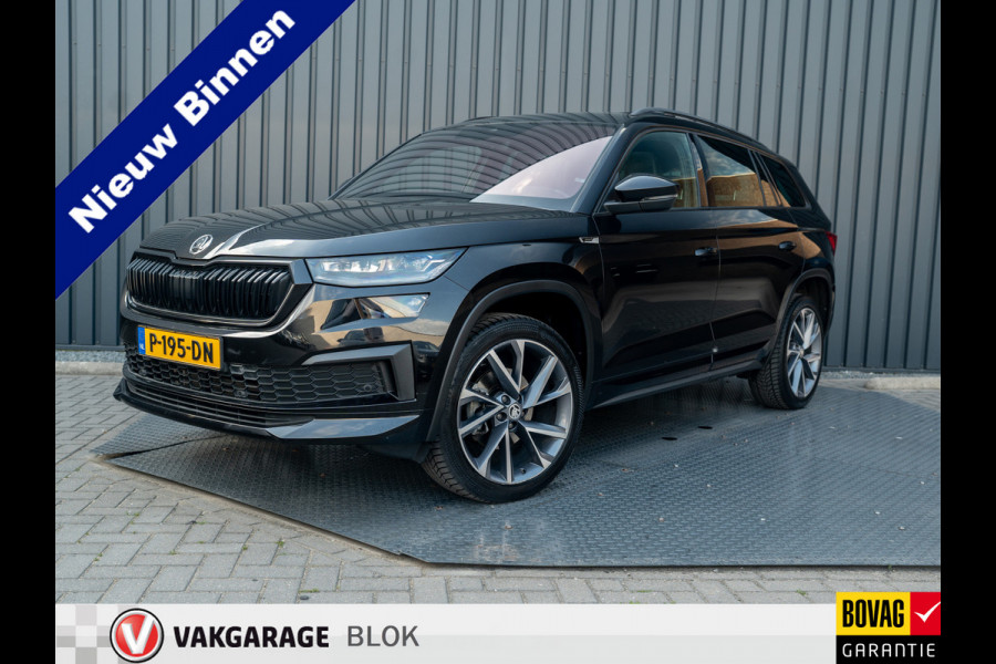 Škoda Kodiaq 1.5 TSI Sportline Business | Trekhaak wegkl. | Stoel geheugen L&R | Leder | Pano | 20'' | Prijs Rijklaar!!